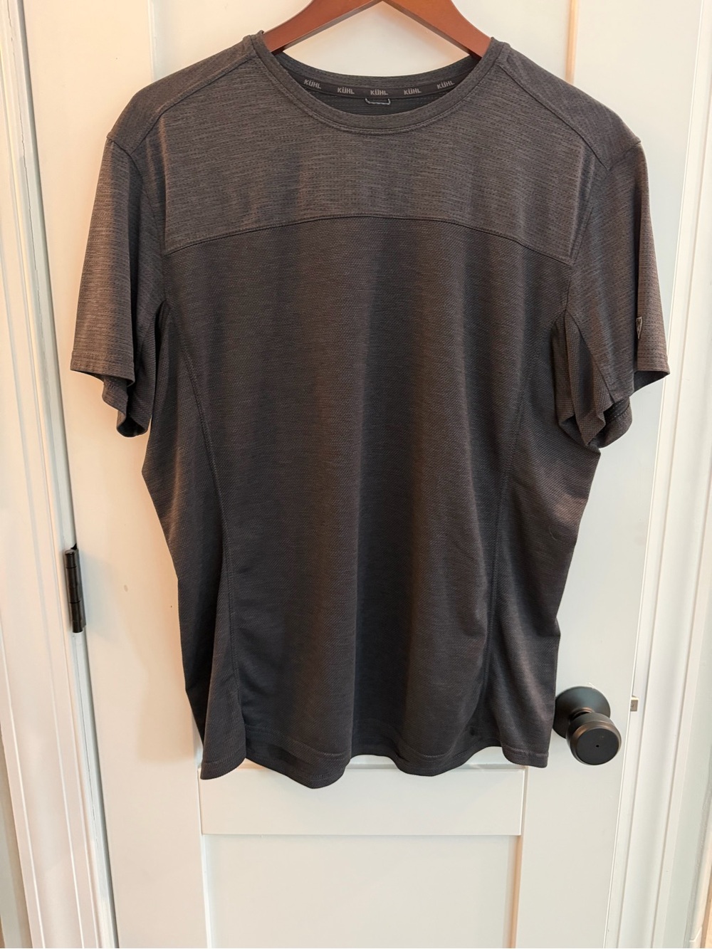 Kuhl Men's Engineered T Black Short Sleeve Performance Tee